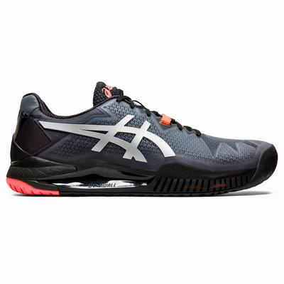 Asics Gel-Resolution 8 L.E. - Miesten Tenniskengät - Mustat/Oranssi Punainen